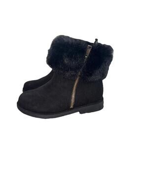 Self-Esteem Faux Fur Girls Ankle Boots Size 9 New No Box